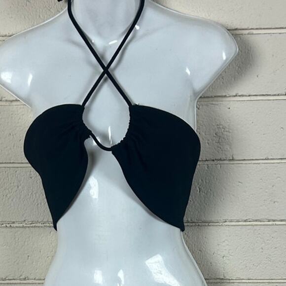 Aritzia Sunday Best Black Cora Halter Top size S - Picture 7 of 7